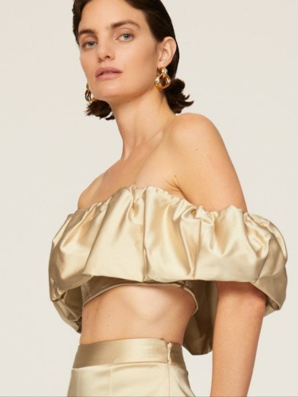 Simkhai Duchesse Top Sleeveless Off The Shoulder Size 10